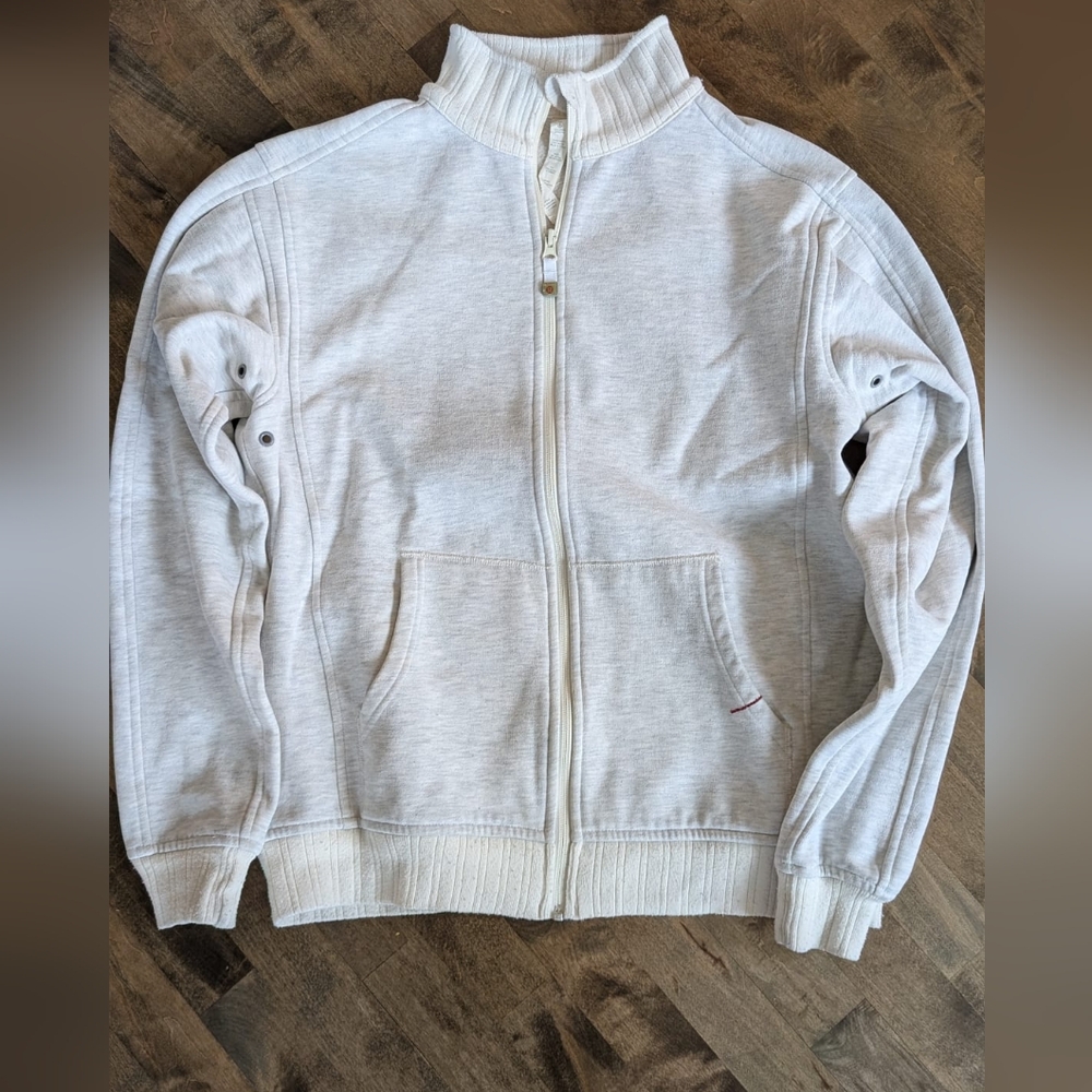 lululemon | Vintage Zip-up Sweatshirt | Light Grey | M